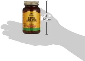 سان شاین نوتریشن بیوتین 5000 میکروگرم، 100 کپسول | فرمول با قدرت بالا | برای حمایت از سلامت پوست، ناخن ها و مو