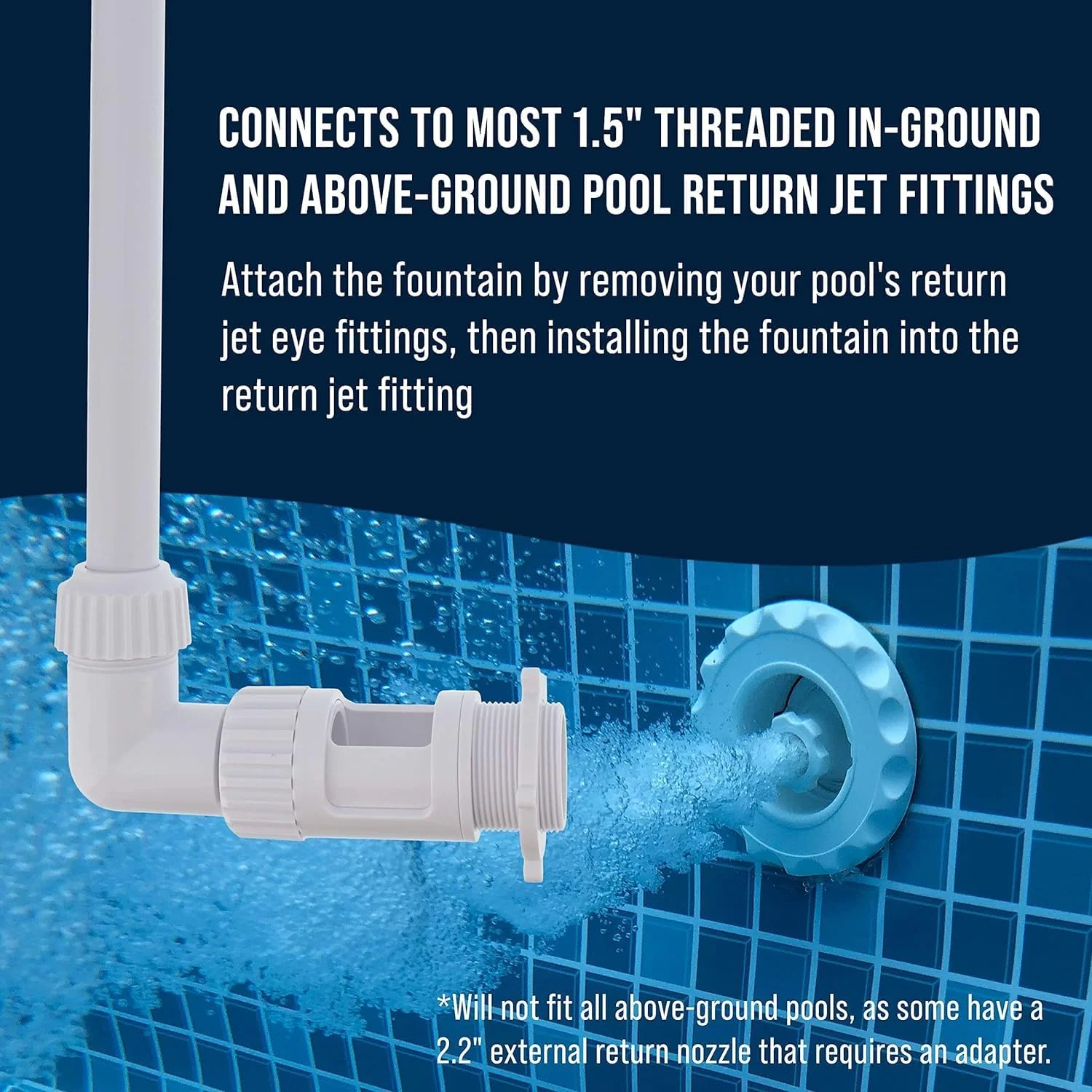 فواره آبشاری استخر KASTWAVE با طرح گل - فاصله پاشش قابل تنظیم، خنک کننده دمای آب - مناسب استخرهای توکار، روکار، حوضچه ها، دکوری جذاب فواره آبشاری استخر KASTWAVE با طرح گل - فاصله پاشش قابل تنظیم، خنک کننده دمای آب - مناسب استخرهای توکار، روکار، حوضچه ها، دکوری جذاب