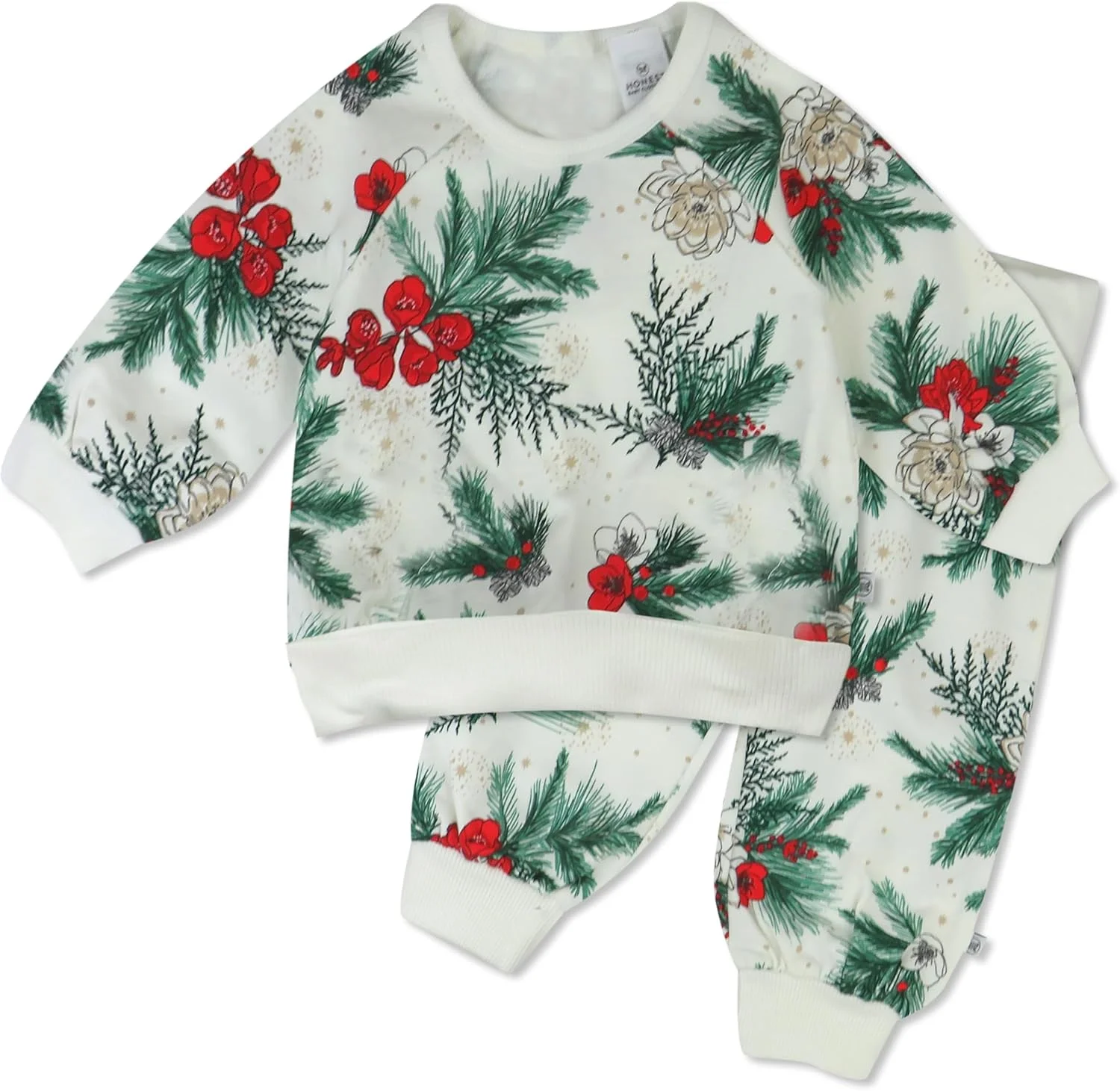 HonestBaby ست هودی و شلوار گرمکن چندتایی پسرانه، پنبه ارگانیک، مناسب نوزاد، نوپا، پسران، دختران، یونیسکس