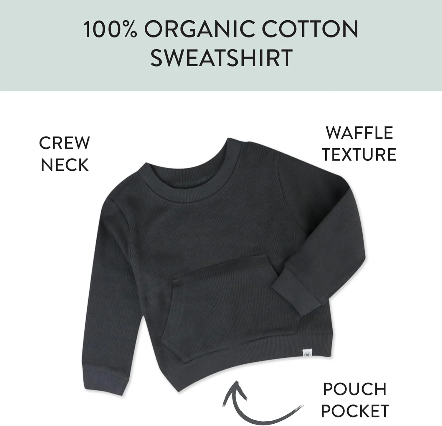 سویشرت نوزادی دخترانه HonestBaby مدل Organic Cotton Lounge Life Comfy Crew سویشرت نوزادی دخترانه HonestBaby مدل Organic Cotton Lounge Life Comfy Crew