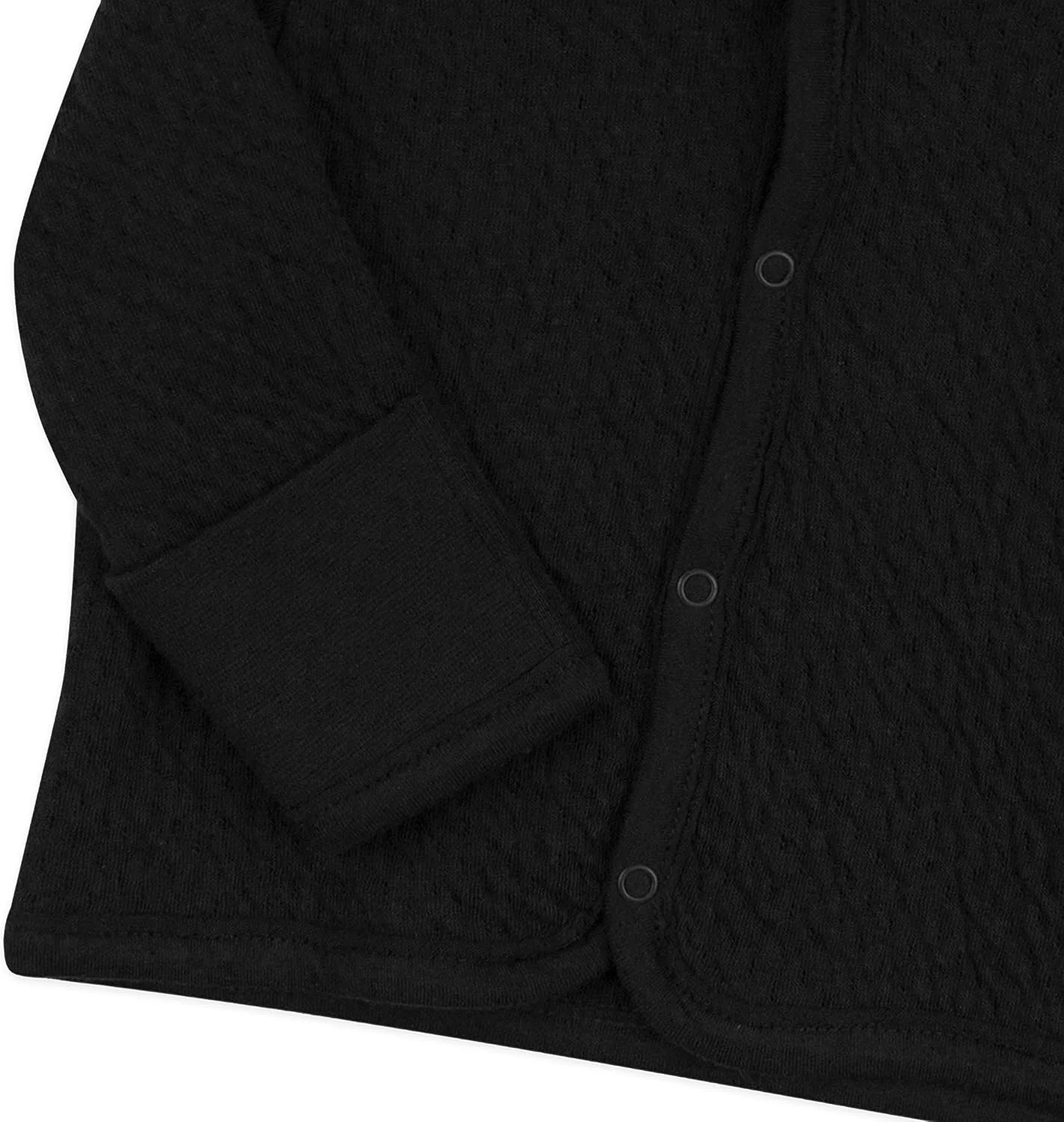 ژاکت کلاه دار دکمه دار پنبه ارگانیک ماتلاسه نوزادی унисекс HonestBaby