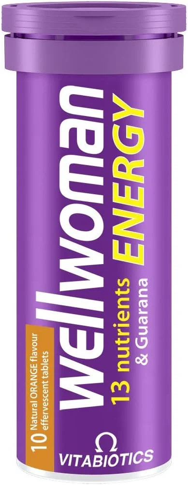 قرص جوشان انرژی ول وومن ویتا بیوتیکس با طعم پرتقال طبیعی (10 عدد)