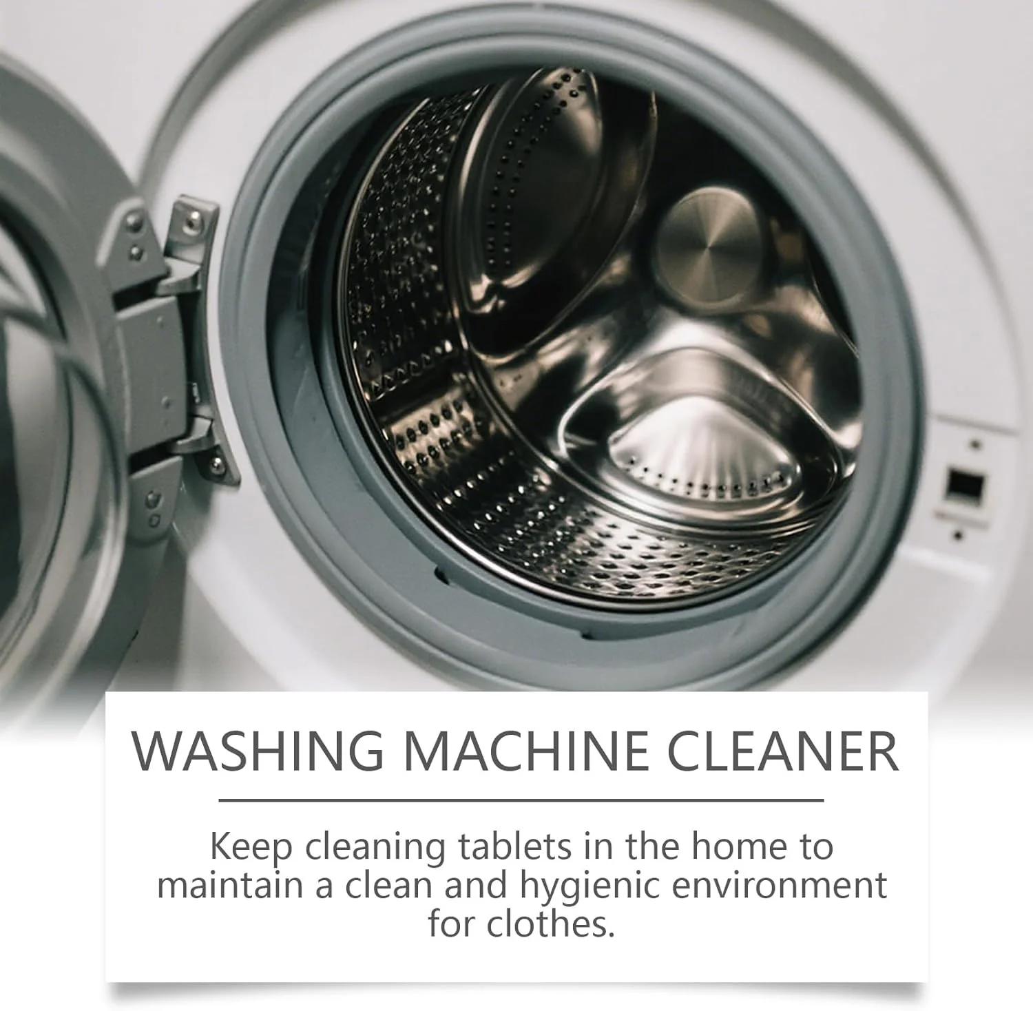 قرص های تمیز کننده ماشین لباسشویی - قرص های تمیز کننده عمیق و تازه برای از بین بردن موثر بو و رسوبات، سازگار با تمام ماشین های لباسشویی، 12 عدد