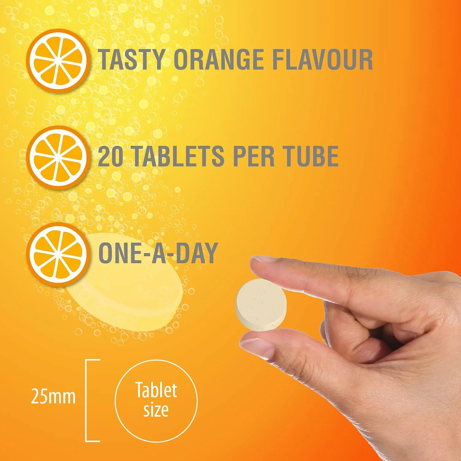 قرص جوشان ویتامین C 1000 میلی گرم و زینک 15 میلی گرم با طعم پرتقال - قرص های با قدرت بالا برای سیستم ایمنی سالم (2 بسته 20 عددی) قرص جوشان ویتامین C 1000 میلی گرم و زینک 15 میلی گرم با طعم پرتقال - قرص های با قدرت بالا برای سیستم ایمنی سالم (2 بسته 20 عددی)