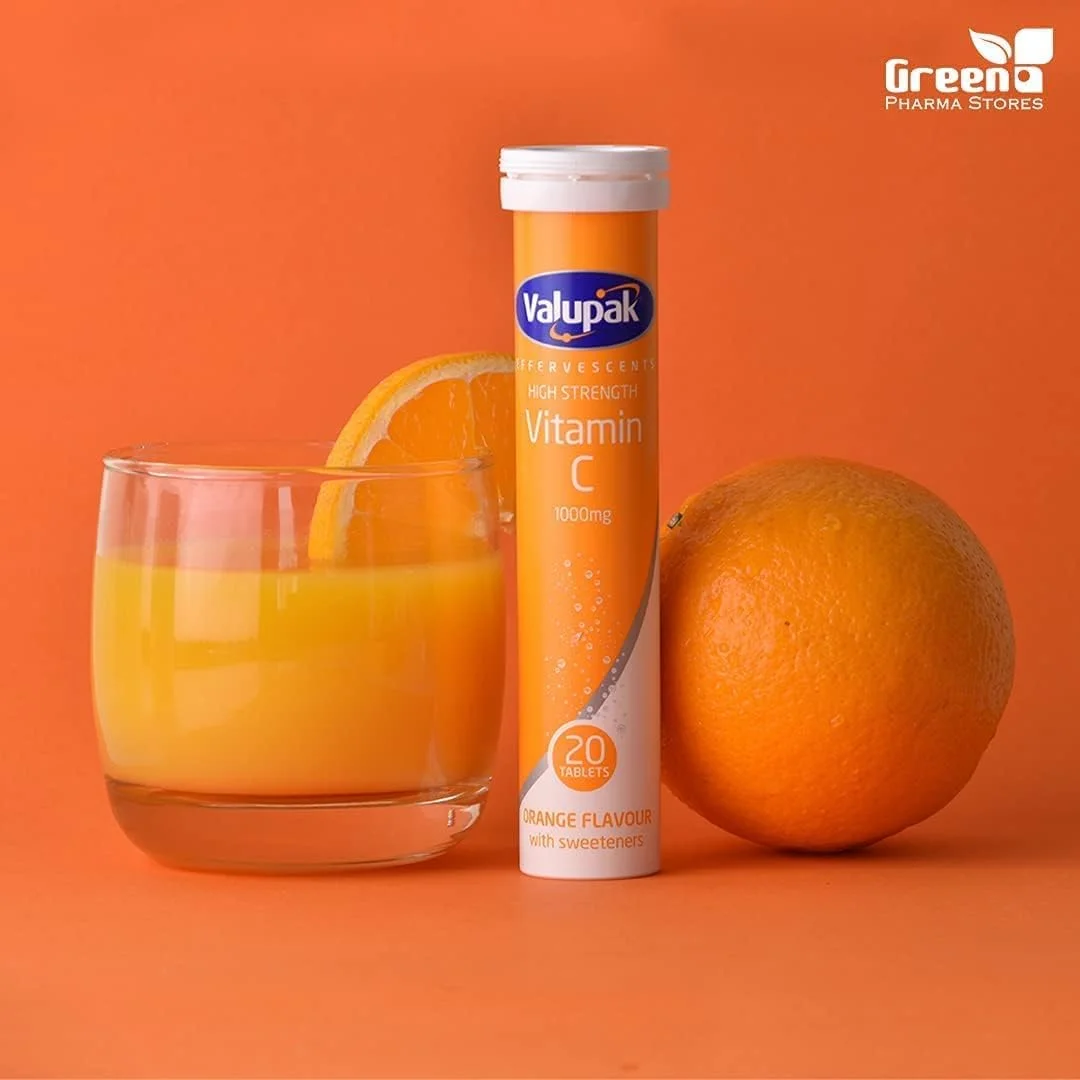 قرص جوشان ویتامین ث والیوپک ۱۰۰۰ میلی گرم - طعم پرتقال (۲۰ عدد) قرص جوشان ویتامین ث والیوپک ۱۰۰۰ میلی گرم - طعم پرتقال (۲۰ عدد)