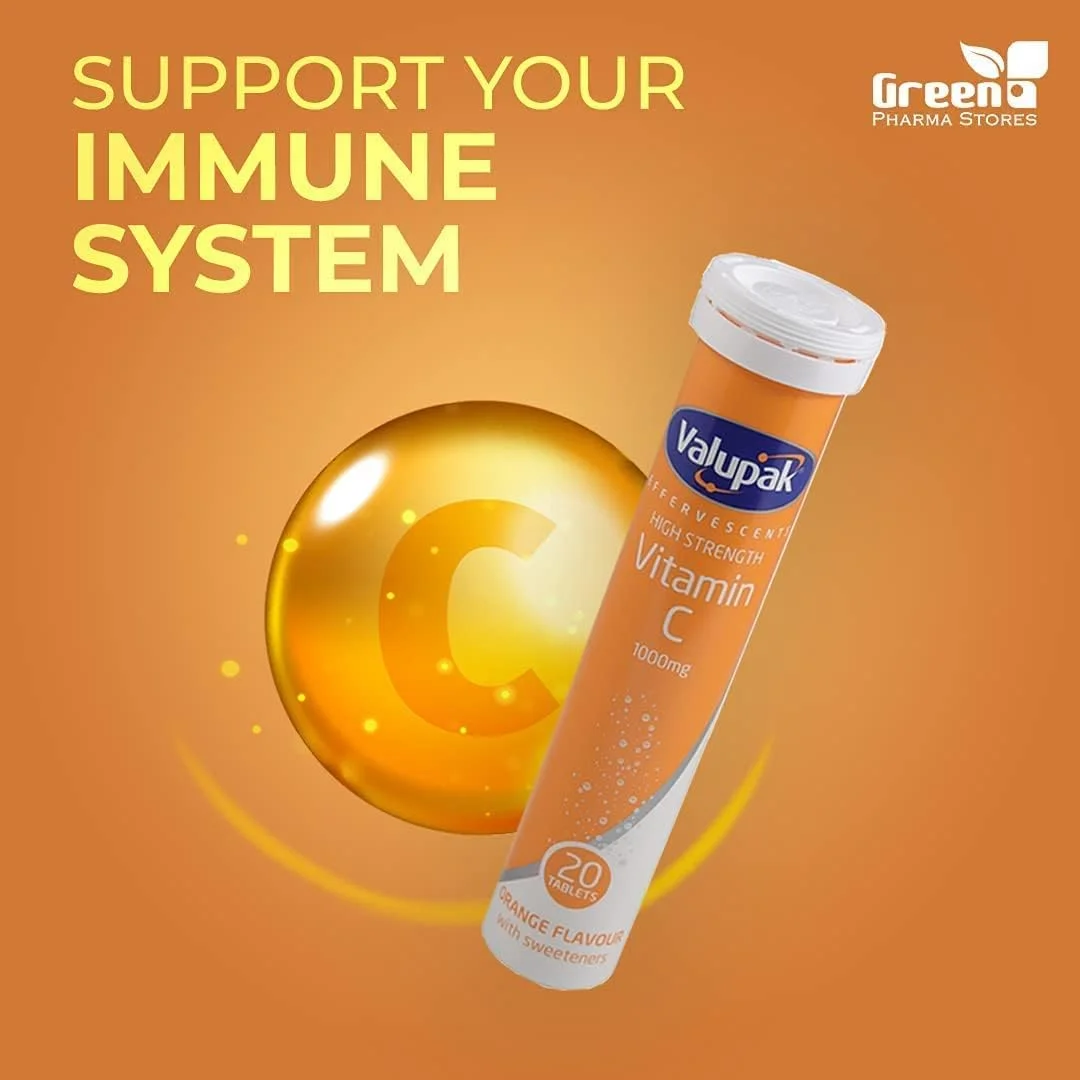 قرص جوشان ویتامین ث والیوپک ۱۰۰۰ میلی گرم - طعم پرتقال (۲۰ عدد) قرص جوشان ویتامین ث والیوپک ۱۰۰۰ میلی گرم - طعم پرتقال (۲۰ عدد)