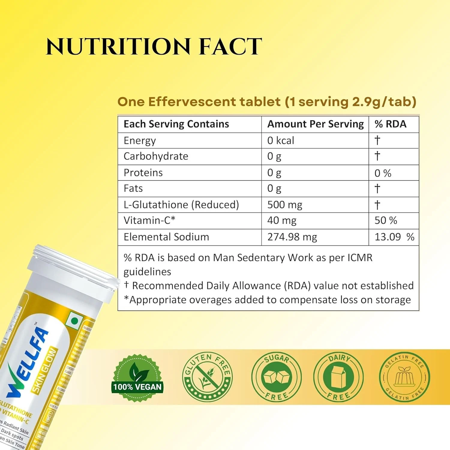 قرص های درخشش پوست Wellfa با ال-گلوتاتیون و ویتامین C برای پوست شفاف و درخشان | 23 قرص جوشان | مکمل روشن کننده درخشش پوست | طعم پرتقال قرص های درخشش پوست Wellfa با ال-گلوتاتیون و ویتامین C برای پوست شفاف و درخشان | 23 قرص جوشان | مکمل روشن کننده درخشش پوست | طعم پرتقال