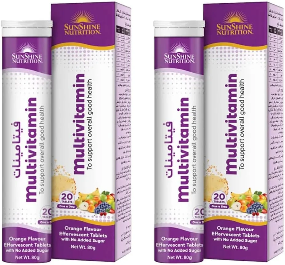 قرص جوشان مولتی ویتامین سان شاین نوتریشن 20 عددی (بسته 2 عددی) قرص جوشان مولتی ویتامین سان شاین نوتریشن 20 عددی (بسته 2 عددی)