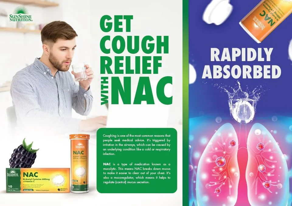 قرص جوشان ان-استیل سیستئین 600 میلی گرم سان شاین نوتریشن به همراه ویتامین C | برای تقویت عملکرد سیستم ایمنی و محافظت آنتی اکسیدانی | بدون شکر، طعم بلک بری | 10 عدد قرص جوشان قرص جوشان ان-استیل سیستئین 600 میلی گرم سان شاین نوتریشن به همراه ویتامین C | برای تقویت عملکرد سیستم ایمنی و محافظت آنتی اکسیدانی | بدون شکر، طعم بلک بری | 10 عدد قرص جوشان