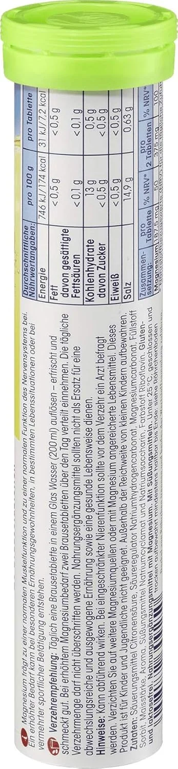 قرص جوشان منیزیم میوولیس اِس اِن اِی اِن اِی - مکمل غذایی 8 بسته 20 عددی | آلمان قرص جوشان منیزیم میوولیس اِس اِن اِی اِن اِی - مکمل غذایی 8 بسته 20 عددی | آلمان