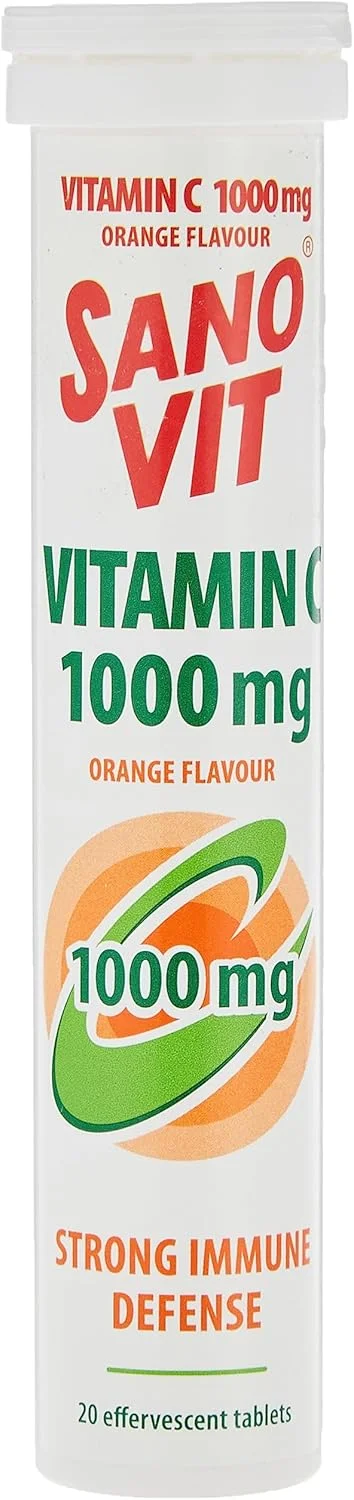 قرص جوشان ویتامین ث سانو ویت با طعم پرتقال، 1000 میلی گرم، 20 عدد قرص جوشان ویتامین ث سانو ویت با طعم پرتقال، 1000 میلی گرم، 20 عدد
