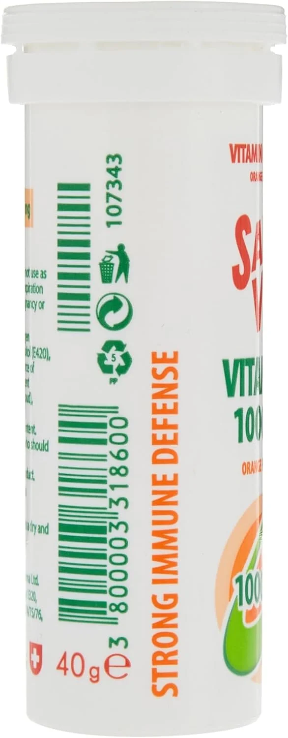 قرص جوشان ویتامین ث سانو ویت با طعم پرتقال، 1000 میلی گرم، 10 عدد قرص جوشان ویتامین ث سانو ویت با طعم پرتقال، 1000 میلی گرم، 10 عدد