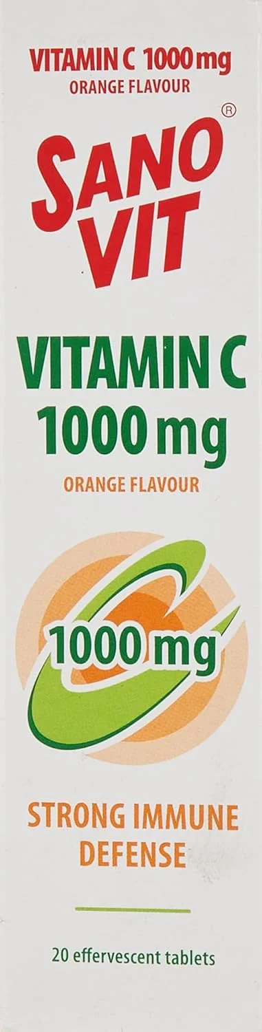 قرص جوشان ویتامین ث سانو ویت با طعم پرتقال، 1000 میلی گرم، 20 عدد قرص جوشان ویتامین ث سانو ویت با طعم پرتقال، 1000 میلی گرم، 20 عدد