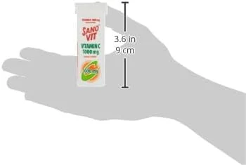 قرص جوشان ویتامین ث سانو ویت با طعم پرتقال، 1000 میلی گرم، 10 عدد قرص جوشان ویتامین ث سانو ویت با طعم پرتقال، 1000 میلی گرم، 10 عدد