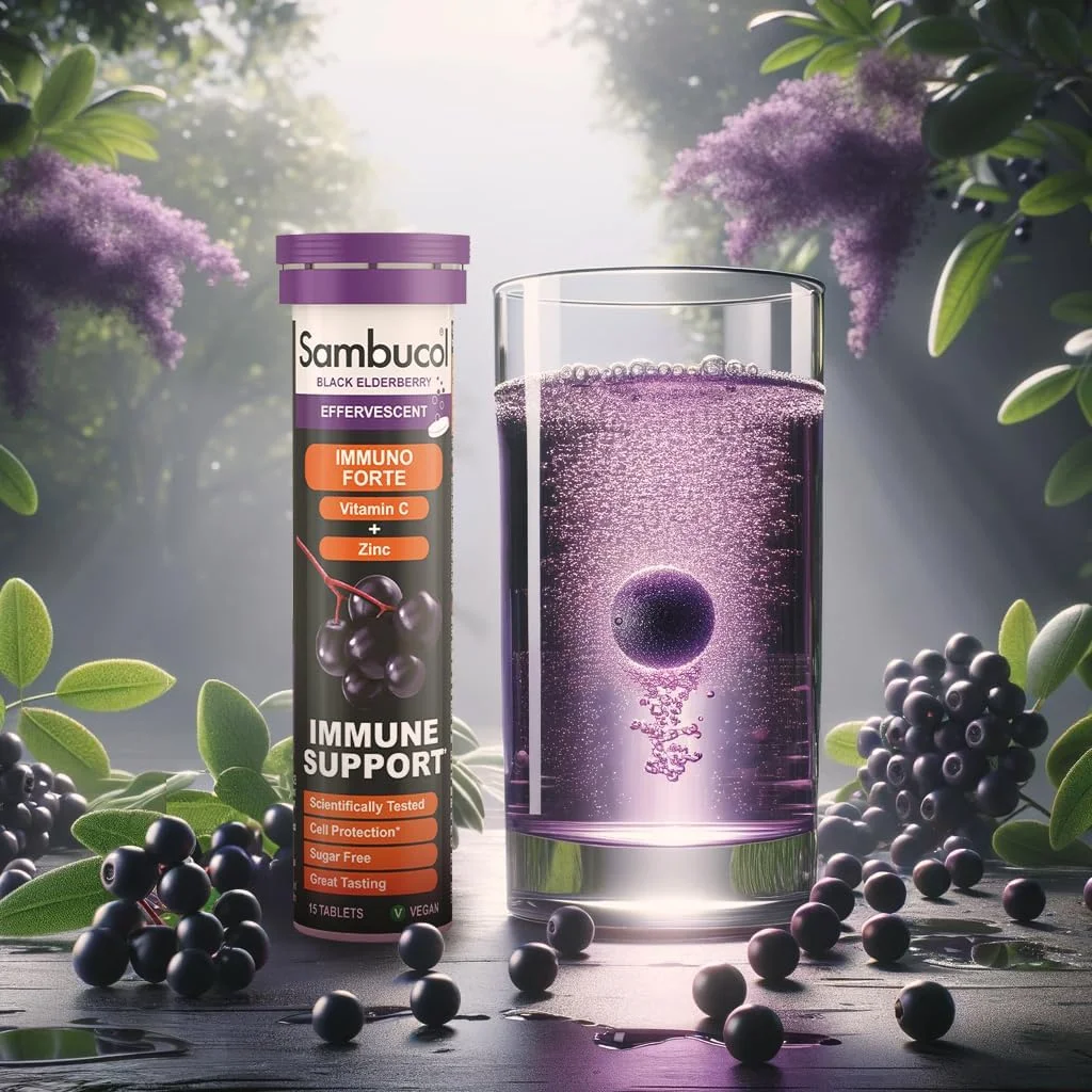 قرص جوشان ایمونو فورته سامبوکول بسته 2 عددی - بلک الدربری طبیعی، ویتامین C، روی - تقویت کننده سیستم ایمنی - در مجموع 30 قرص قرص جوشان ایمونو فورته سامبوکول بسته 2 عددی - بلک الدربری طبیعی، ویتامین C، روی - تقویت کننده سیستم ایمنی - در مجموع 30 قرص