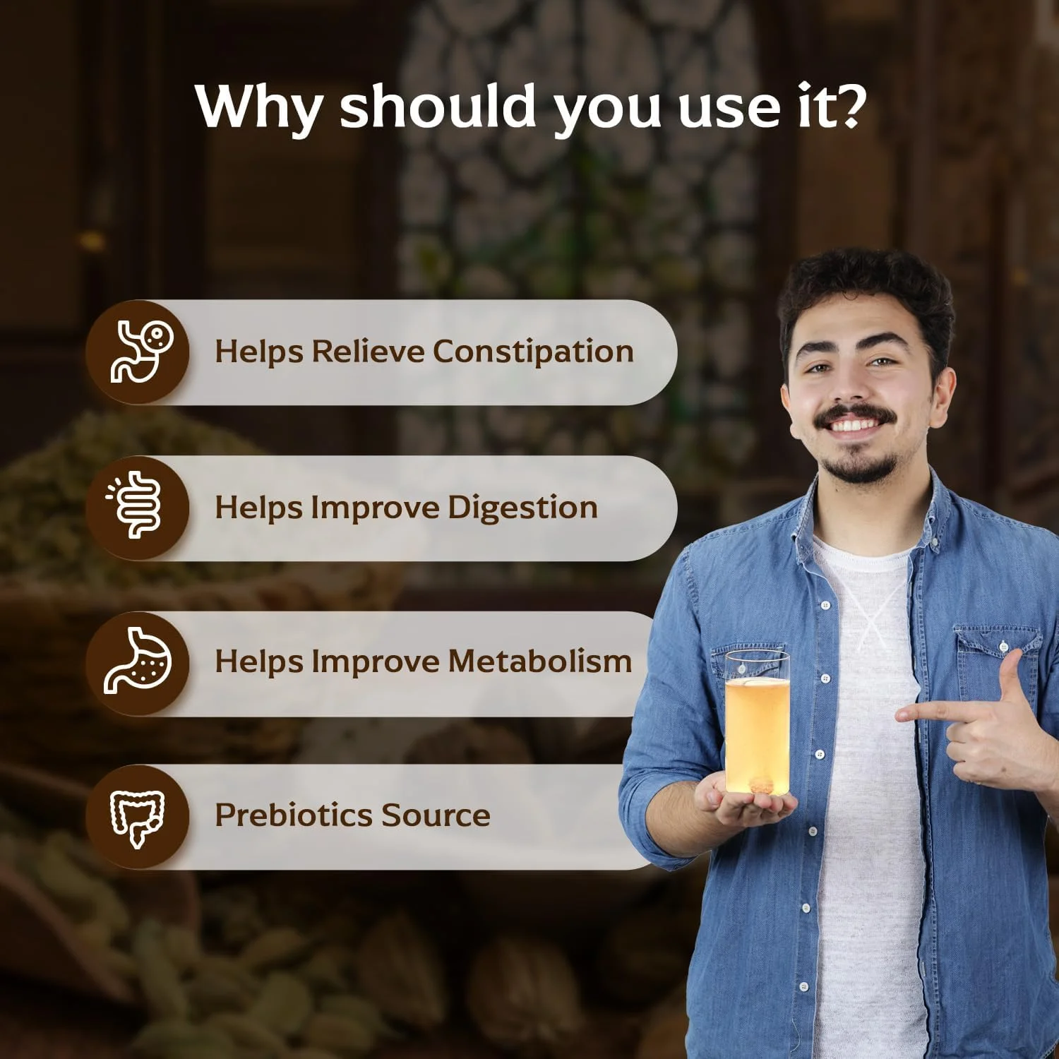 قرص جوشان تریپالا Panchamrit Glass، 20 عدد (بسته 2 عددی) | تسکین یبوست، بهبود سلامت دستگاه گوارش و مدیریت وزن | حاوی گیاهان آیورودا، تریپالا و رازیانه به همراه پری بیوتیک | بدون شکر