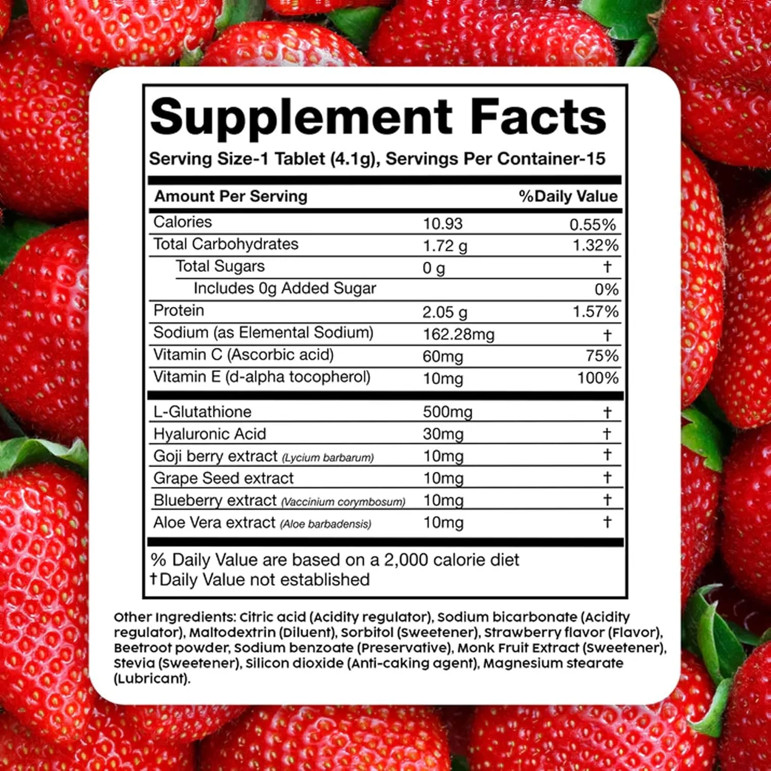 قرص جوشان گلوتاتیون 500 میلی گرمی PLIX - THE PLANT FIX برای پوست شفاف و جوان | ویتامین E رنگدانه ها را کاهش می دهد، لکه های تیره را محو می کند، پوست را آبرسانی می کند | بسته 6 عددی، طعم توت فرنگی