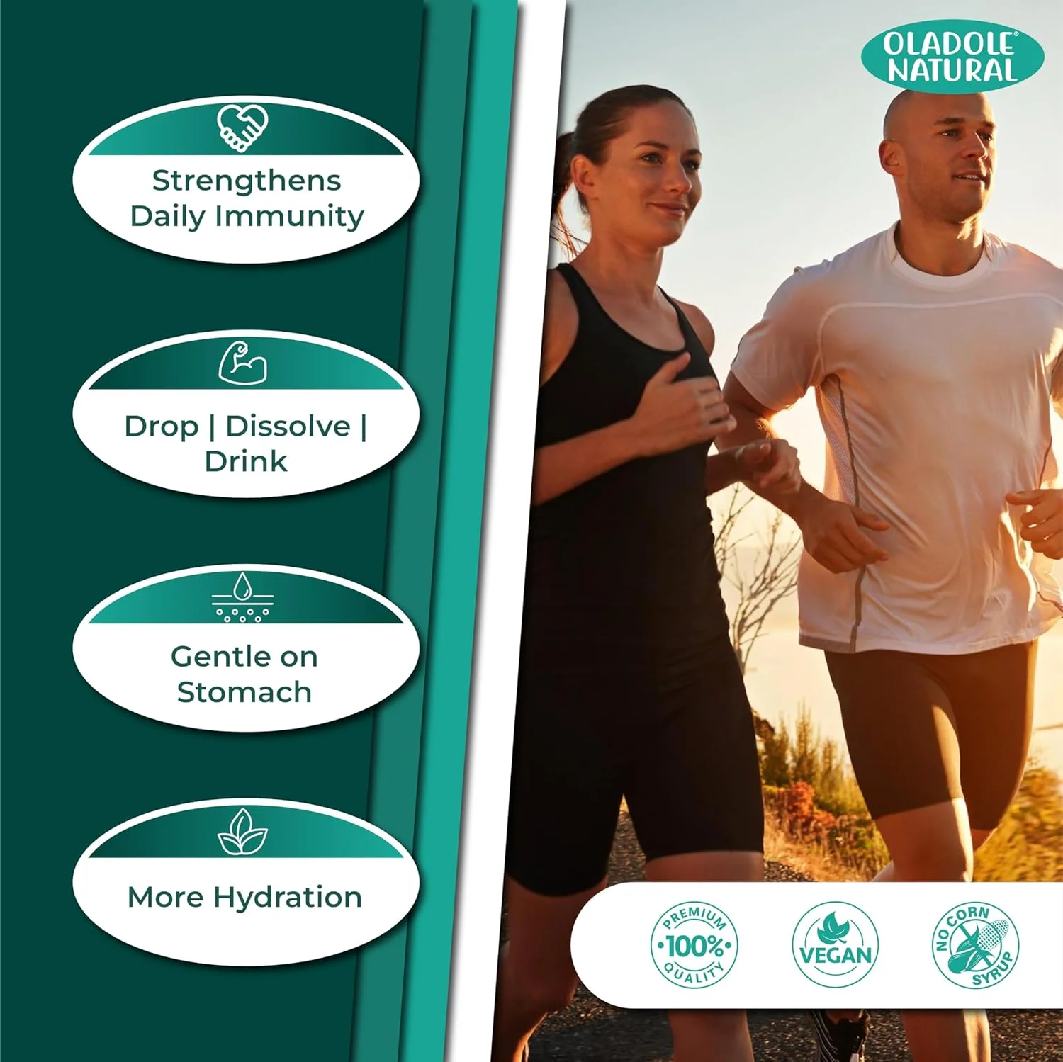 قرص جوشان ویتامین C طبیعی اولادل + زینک با طعم پرتقال - 1000 میلی گرم (20 عدد) | پشتیبانی از سیستم ایمنی، افزایش آنتی اکسیدان، تولید کلاژن، سلامت پوست | فرمول غیر GMO و بدون گلوتن قرص جوشان ویتامین C طبیعی اولادل + زینک با طعم پرتقال - 1000 میلی گرم (20 عدد) | پشتیبانی از سیستم ایمنی، افزایش آنتی اکسیدان، تولید کلاژن، سلامت پوست | فرمول غیر GMO و بدون گلوتن