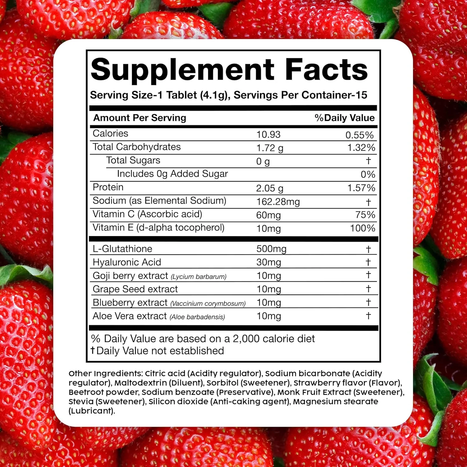 قرص جوشان گلوتاتیون 500 میلی گرمی PLIX - THE PLANT FIX برای پوست شفاف و جوان | ویتامین E رنگدانه ها را کاهش می دهد، لکه های تیره را محو می کند، پوست را آبرسانی می کند | بسته 6 عددی، طعم توت فرنگی