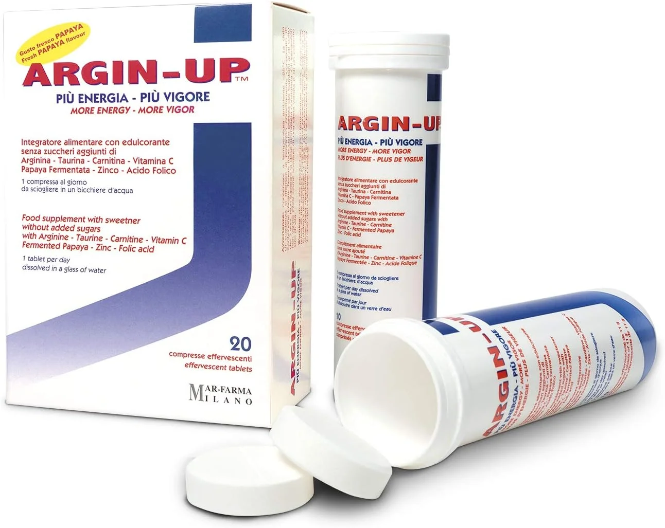 MAR-FARMA L-Arginine 3000 Mg Argin-Up 20 Effervescent Tablet MAR-FARMA L-Arginine 3000 Mg Argin-Up 20 Effervescent Tablet