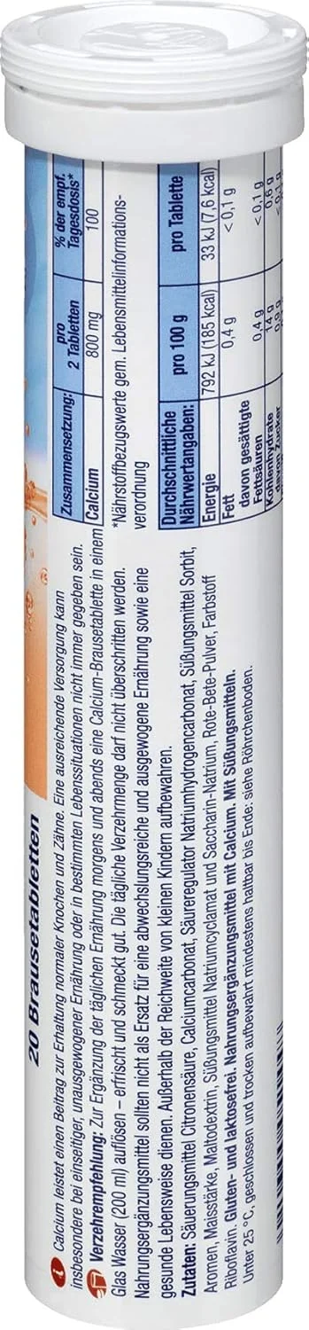 قرص جوشان کلسیم میولیس - مکمل غذایی 4 بسته 20 عددی | آلمان قرص جوشان کلسیم میولیس - مکمل غذایی 4 بسته 20 عددی | آلمان