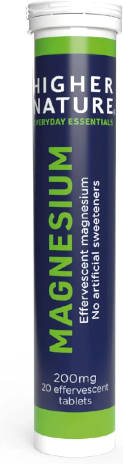 قرص جوشان منیزیم 200 میلی گرم هایر نیچر - 20 عدد قرص جوشان منیزیم 200 میلی گرم هایر نیچر - 20 عدد