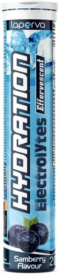 قرص جوشان الکترولیت و نمک آبرسان لاپروا با طعم سامبری - 20 عدد، مناسب برای قبل، حین و بعد از تمرین، حاوی ویتامین‌ها، مواد معدنی و ال-گلوتامین