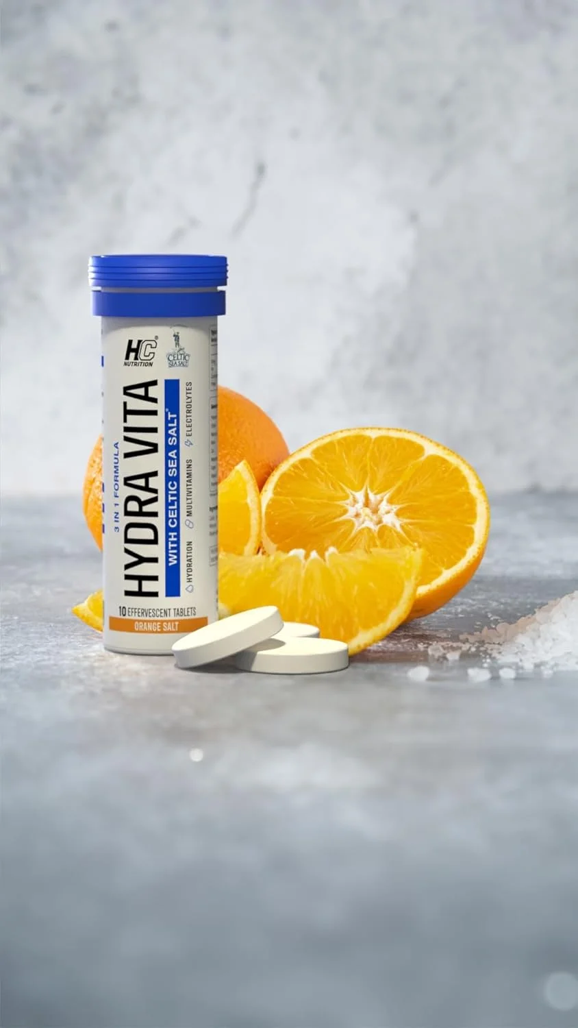 قرص جوشان اچ سی هیدرا ویتا با طعم پرتقال (۱۰ عدد در هر تیوب) قرص جوشان اچ سی هیدرا ویتا با طعم پرتقال (۱۰ عدد در هر تیوب)