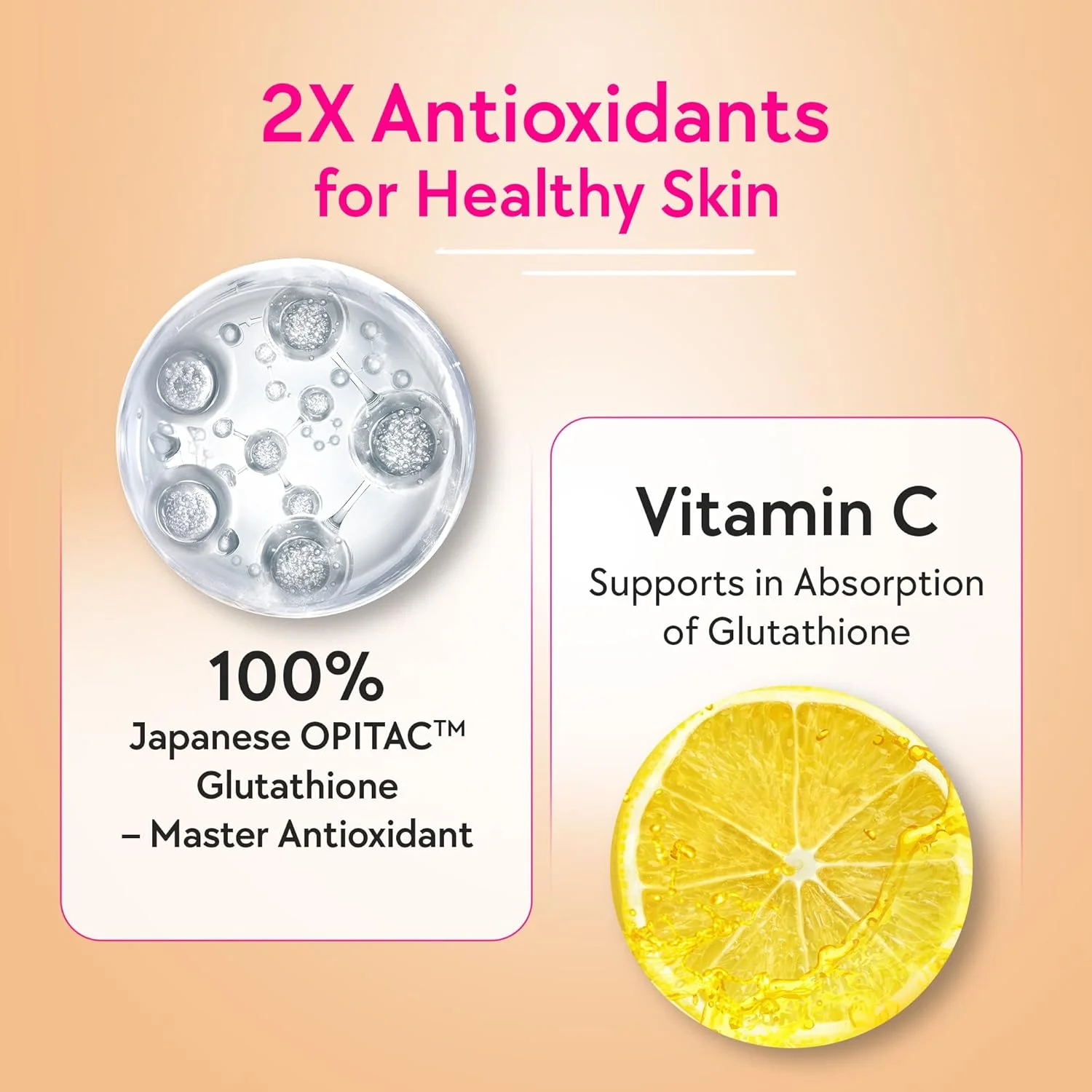 قرص جوشان Chicnutrix Glow - گلوتاتیون ژاپنی و آنتی اکسیدان های ویتامین C برای پوست شفاف و درخشان، بدون شکر، طعم لیمو توت فرنگی، 20 عدد (بسته 1 عددی) قرص جوشان Chicnutrix Glow - گلوتاتیون ژاپنی و آنتی اکسیدان های ویتامین C برای پوست شفاف و درخشان، بدون شکر، طعم لیمو توت فرنگی، 20 عدد (بسته 1 عددی)