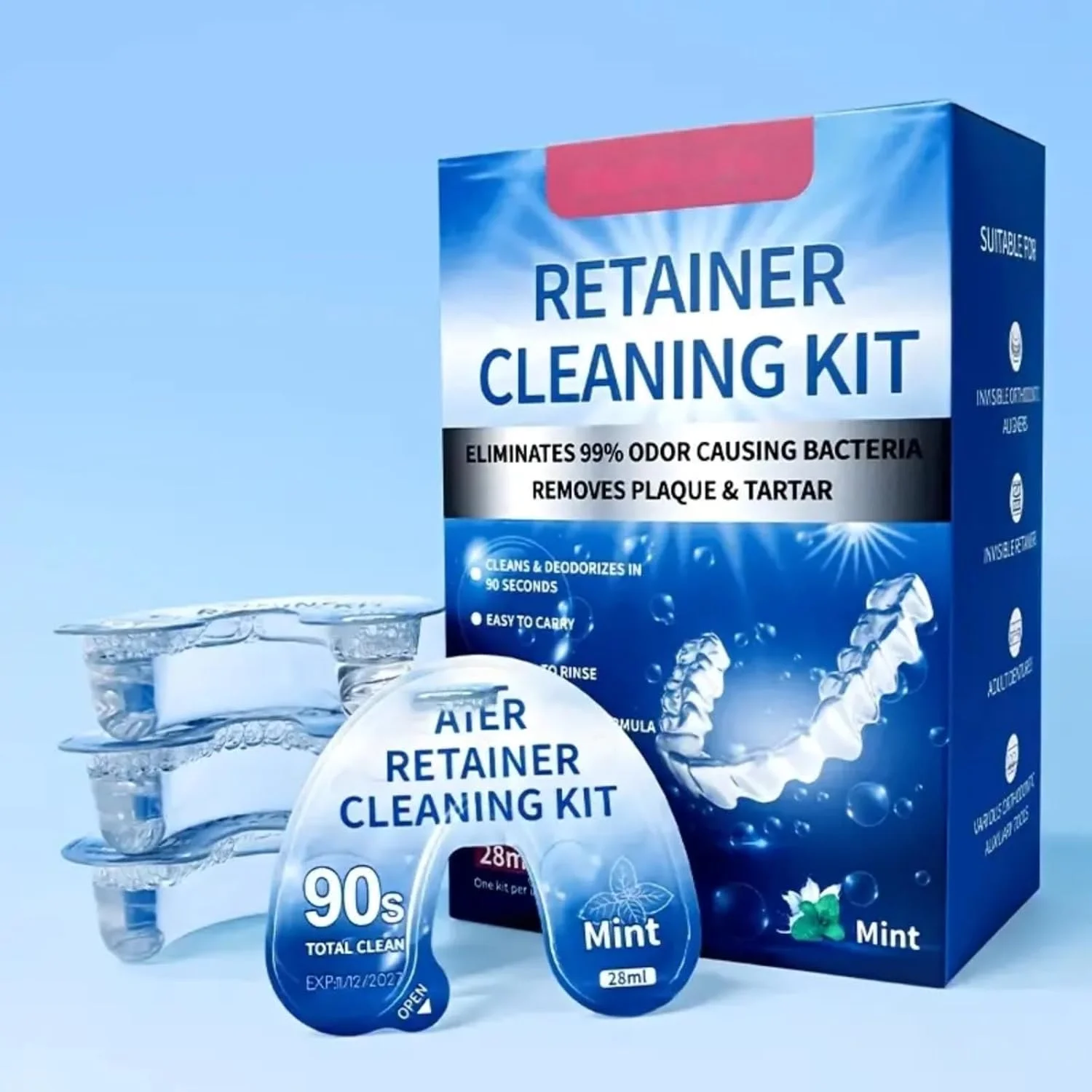 قرص پاک کننده دندان مصنوعی 10 عددی | پاک کننده جوشان برای دندان مصنوعی، نگهدارنده ها، محافظ دهان و محافظ شبانه | از بین بردن سریع لکه | از بین برنده بو | پاک کننده لوازم دندانپزشکی مناسب سفر قرص پاک کننده دندان مصنوعی 10 عددی | پاک کننده جوشان برای دندان مصنوعی، نگهدارنده ها، محافظ دهان و محافظ شبانه | از بین بردن سریع لکه | از بین برنده بو | پاک کننده لوازم دندانپزشکی مناسب سفر