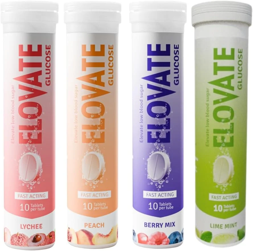 قرص جوشان گلوکز Elovate 15 - آبرسانی سریع برای ورزش، مسافرت و موارد دیگر - 10 قرص در هر تیوب (بسته 4 عددی، طعم های میکس بری، نعناع لیمو، لیچی، هلو) (4، چند طعم) قرص جوشان گلوکز Elovate 15 - آبرسانی سریع برای ورزش، مسافرت و موارد دیگر - 10 قرص در هر تیوب (بسته 4 عددی، طعم های میکس بری، نعناع لیمو، لیچی، هلو) (4، چند طعم)