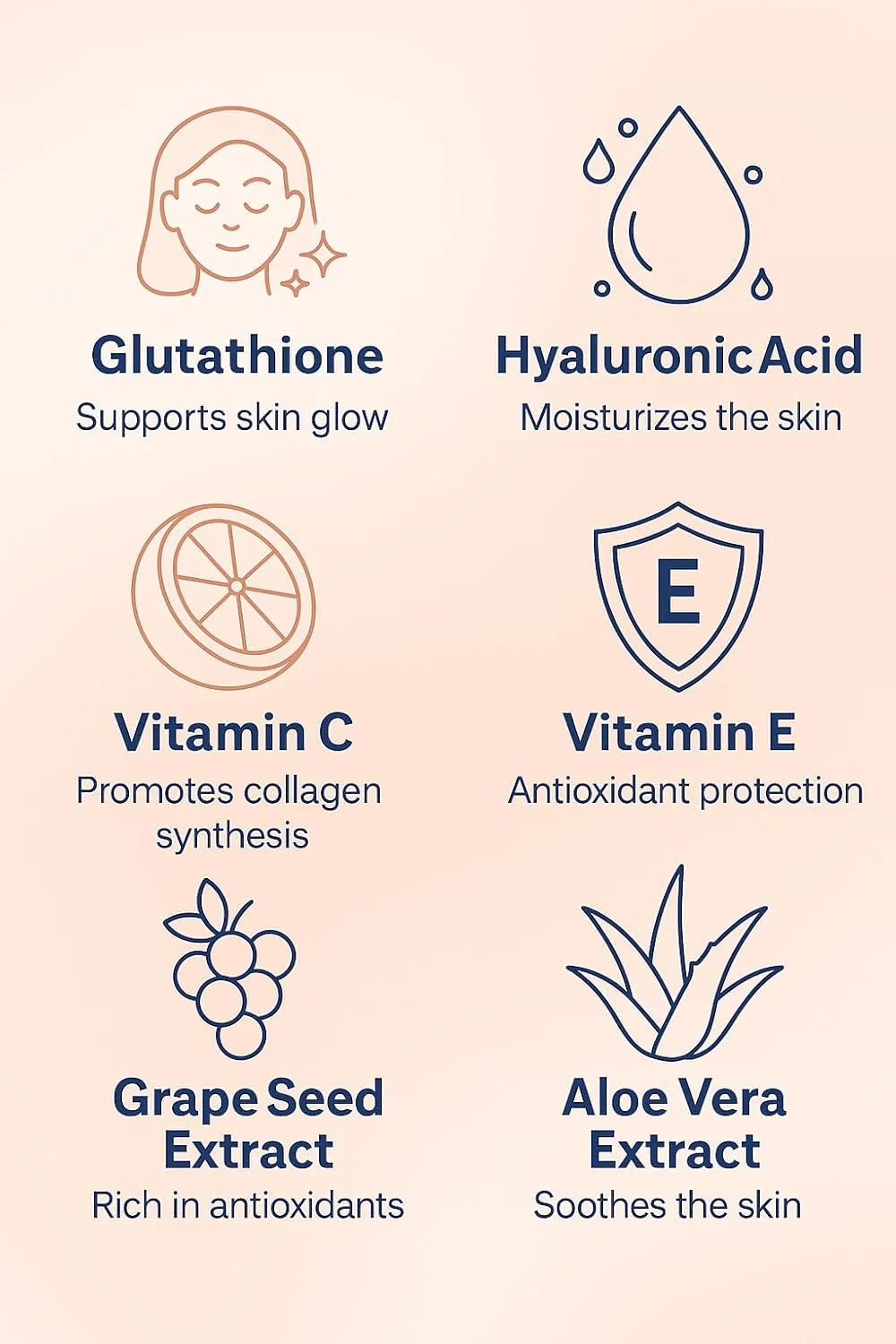 قرص جوشان گلوتاتیون CYSGROW Skin Glow با ویتامین C، اسید هیالورونیک و عصاره های گیاهی - 20 عدد - طعم توت فرنگی قرص جوشان گلوتاتیون CYSGROW Skin Glow با ویتامین C، اسید هیالورونیک و عصاره های گیاهی - 20 عدد - طعم توت فرنگی
