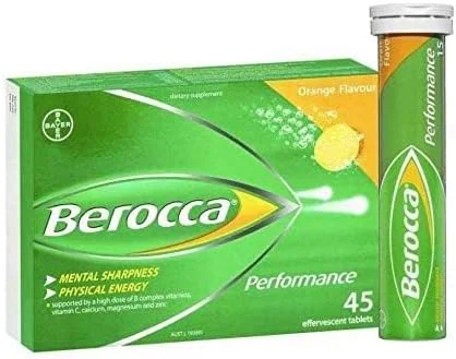 قرص جوشان بروکا با طعم پرتقال، بسته 45 عددی قرص جوشان بروکا با طعم پرتقال، بسته 45 عددی