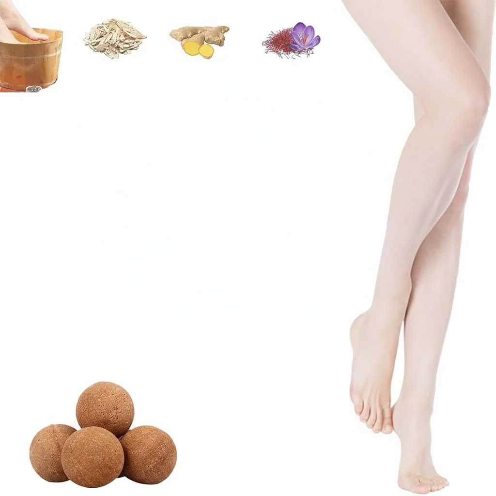 قرص جوشان دارویی پا آزونی، قرص جوشان حمام پا با روغن های ضروری، حمام پای سم زدای گیاهی بدن، قرص جوشان پا ضد سرما (2 عدد)