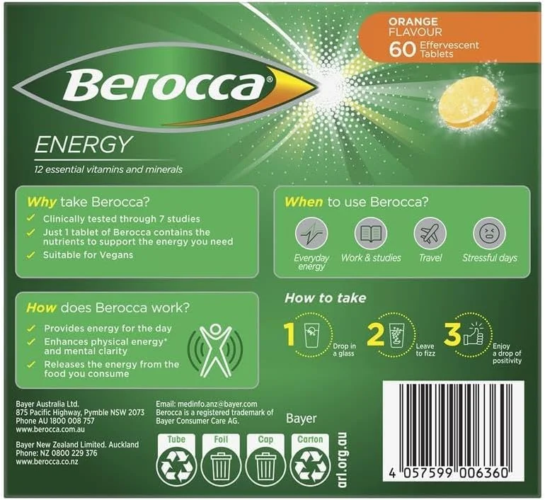 بروسکا پرفورمنس نارنجی جوشان 60 قرص اندازه انحصاری بروسکا پرفورمنس نارنجی جوشان 60 قرص اندازه انحصاری