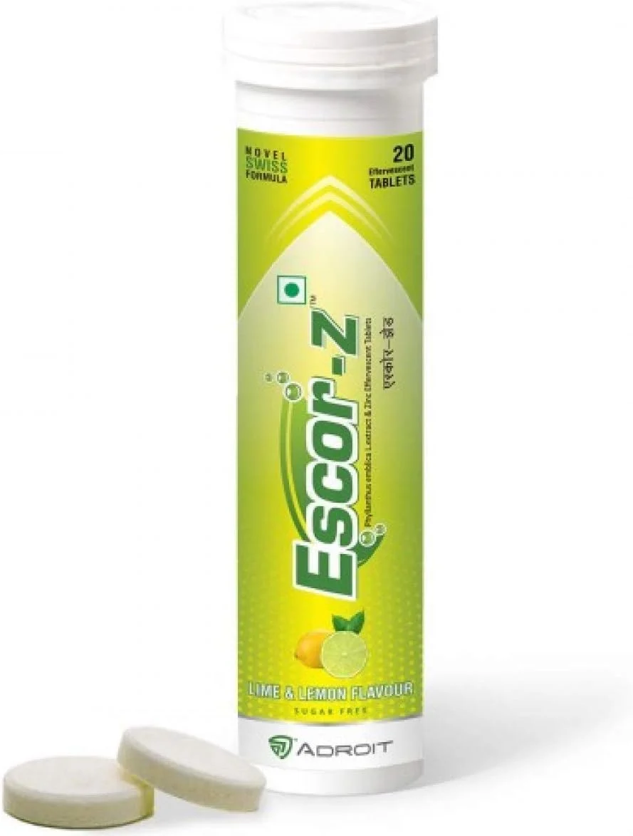 قرص جوشان آدروریت Escor-Z، 20 عدد قرص جوشان آدروریت Escor-Z، 20 عدد