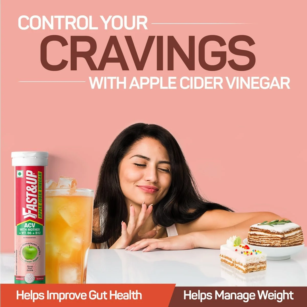 قرص جوشان سرکه سیب FAST&UP، حاوی 500 میلی گرم سرکه سیب با مادر، چغندر، انار، ویتامین B6 و B12، پشتیبانی از سم زدایی، سلامت روده و مدیریت وزن، سیب سبز صورتی، 15 عدد (بسته 1 عددی) قرص جوشان سرکه سیب FAST&UP، حاوی 500 میلی گرم سرکه سیب با مادر، چغندر، انار، ویتامین B6 و B12، پشتیبانی از سم زدایی، سلامت روده و مدیریت وزن، سیب سبز صورتی، 15 عدد (بسته 1 عددی)