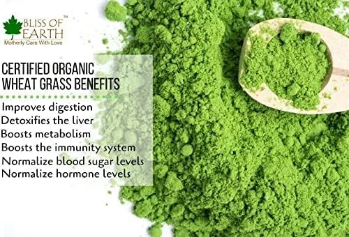بلیس آو ارث 250 گرم پودر برگ مورینگا ارگانیک + 250 گرم پودر علف گندم ارگانیک، مکمل غذایی سوپر فود بلیس آو ارث 250 گرم پودر برگ مورینگا ارگانیک + 250 گرم پودر علف گندم ارگانیک، مکمل غذایی سوپر فود