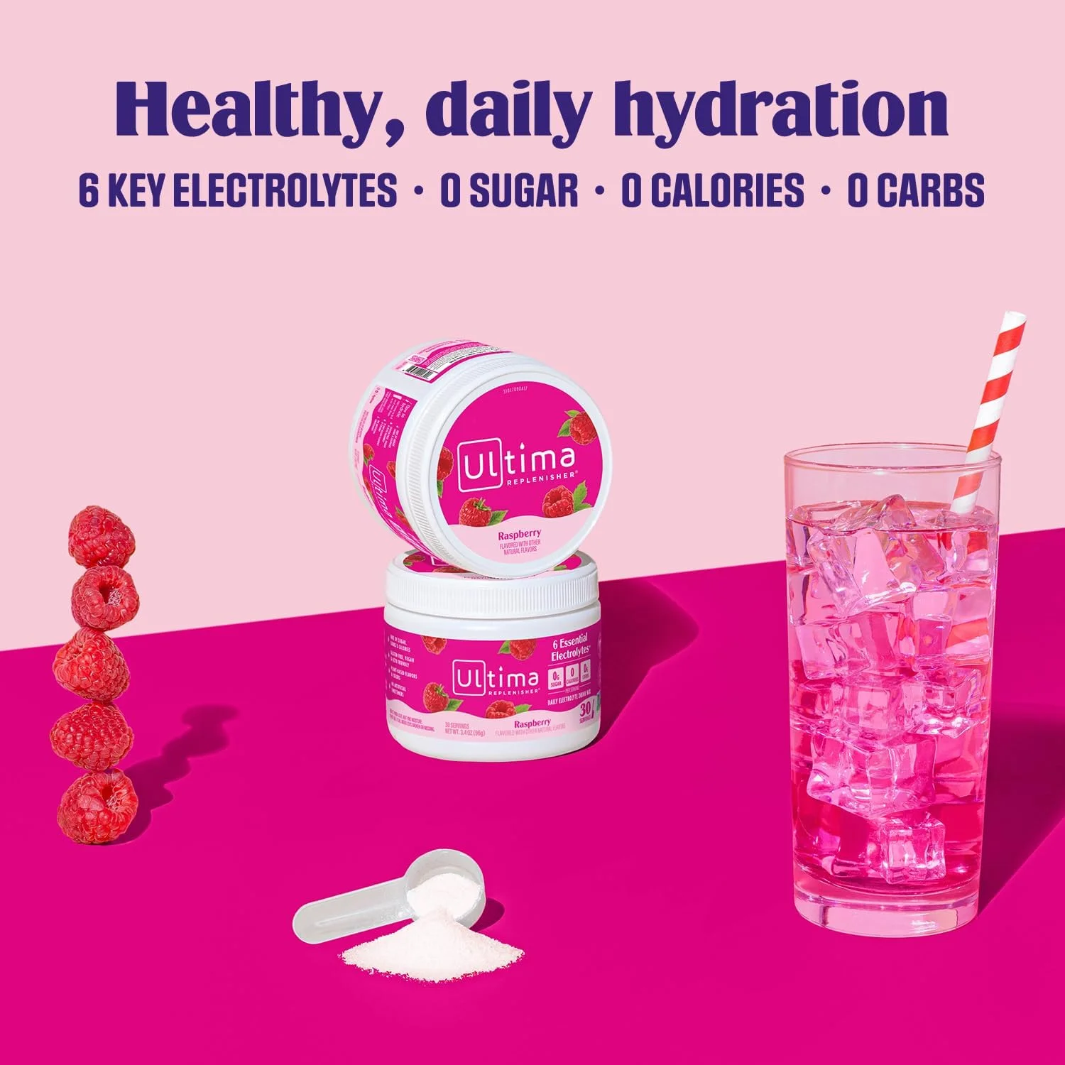 پودر الکترولیت آبرسان التیما ریپلنیشر، تمشک، قوطی 30 سروینگ - بدون شکر، 0 کالری، 0 کربوهیدرات - بدون گلوتن، کتو، غیر GMO با منیزیم، پتاسیم، کلسیم پودر الکترولیت آبرسان التیما ریپلنیشر، تمشک، قوطی 30 سروینگ - بدون شکر، 0 کالری، 0 کربوهیدرات - بدون گلوتن، کتو، غیر GMO با منیزیم، پتاسیم، کلسیم