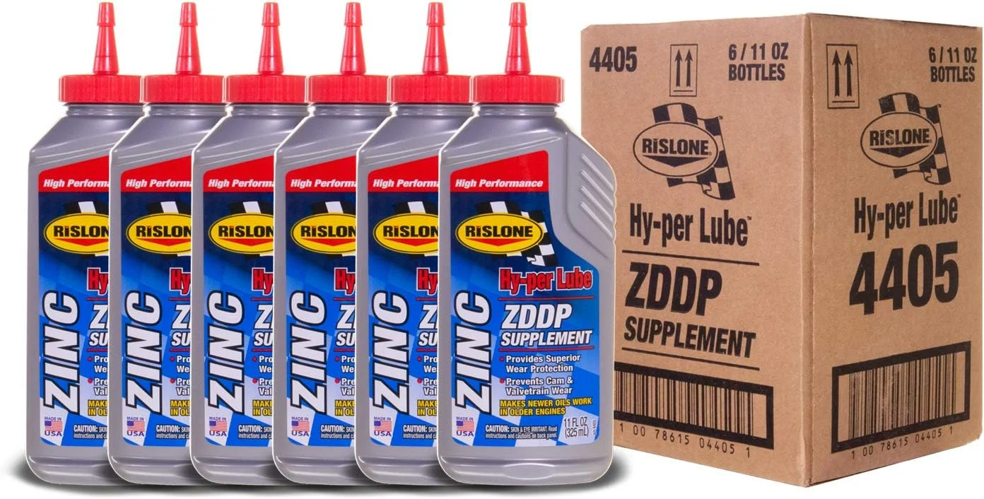 مکمل روغن موتور ریسلون Hy-per Lube Zinc ZDDP مدل 4405-6PK، حجم 325 میلی لیتر، بسته 6 عددی | افزودنی زینک ZDDP واقعی مکمل روغن موتور ریسلون Hy-per Lube Zinc ZDDP مدل 4405-6PK، حجم 325 میلی لیتر، بسته 6 عددی | افزودنی زینک ZDDP واقعی