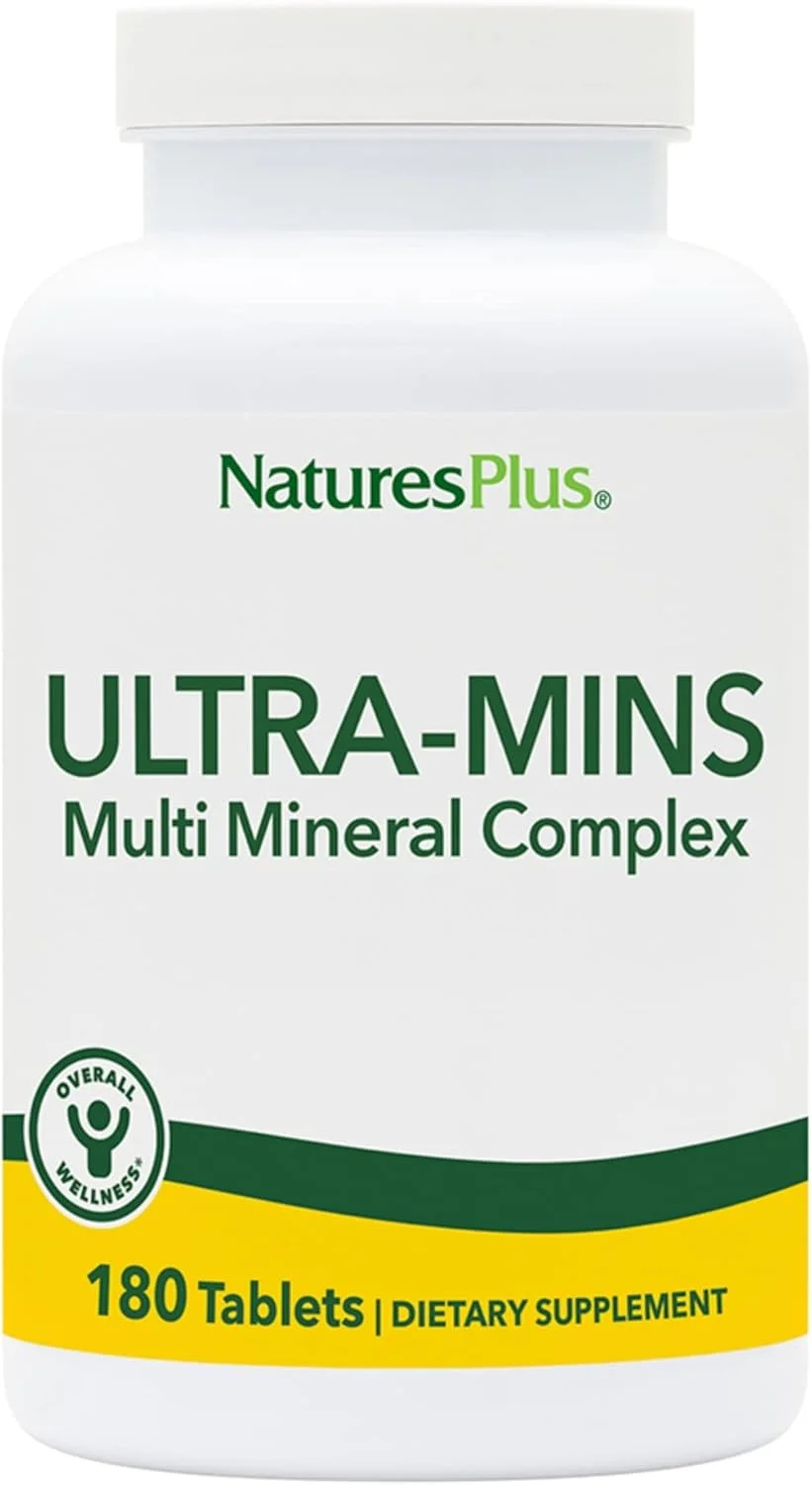 مکمل مواد معدنی متعدد Nature's Plus Ultra-Mins (180 قرص، 49129)