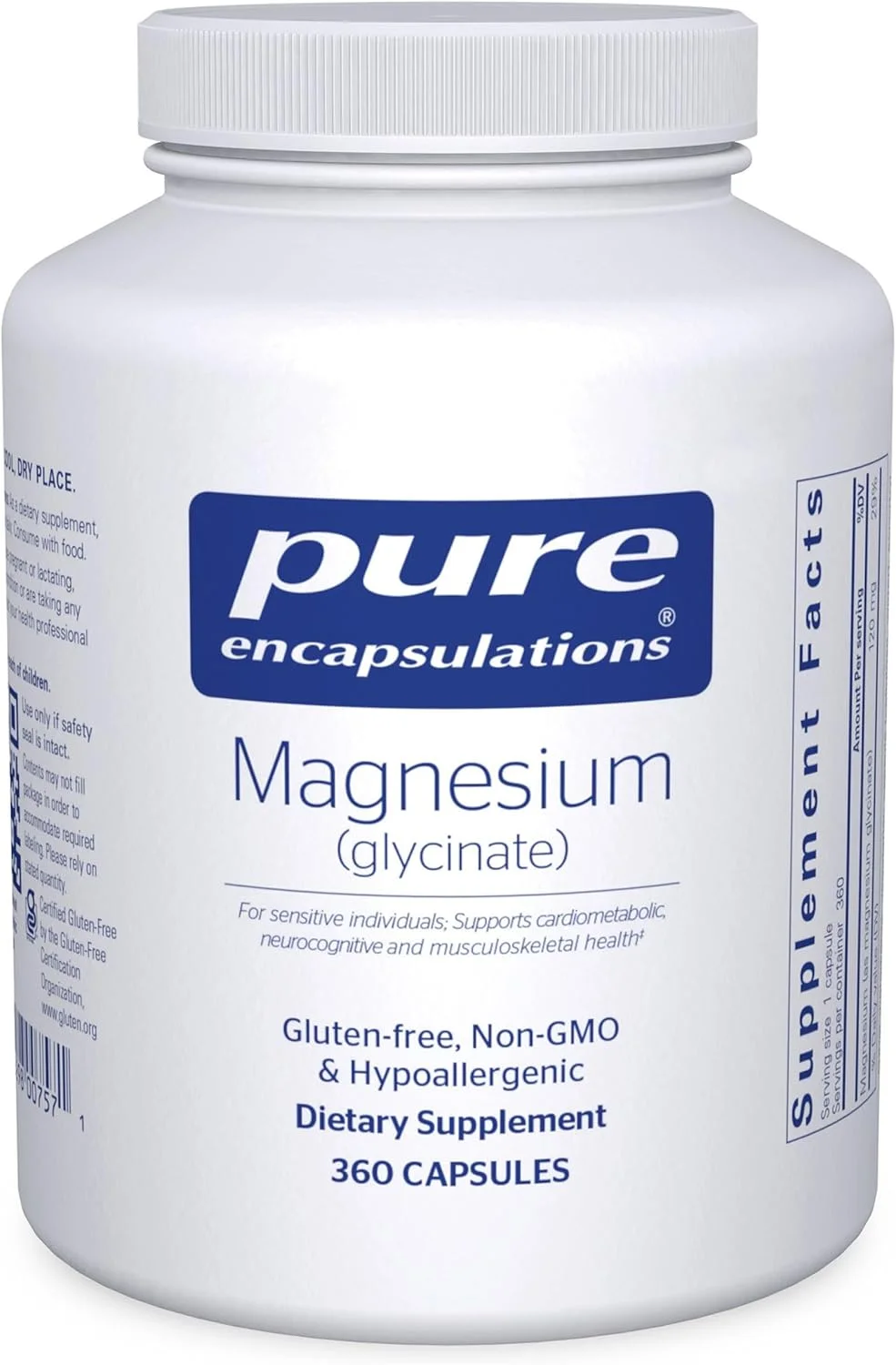 Pure Encapsulations منیزیم (گلیسینات) - مکمل برای حمایت از کاهش استرس، خواب، سلامت قلب، اعصاب، عضلات و متابولیسم* - با منیزیم گلیسینات - 360 کپسول
