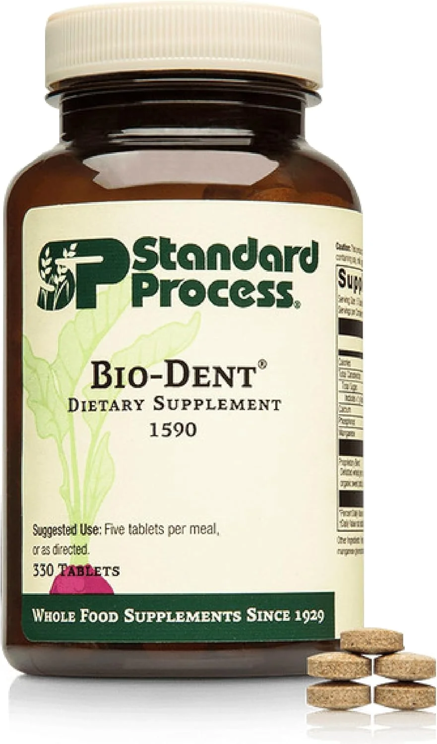 مکمل غذایی کامل Bio-Dent از Standard Process Inc. - برای سلامت پوست، عضلات و استخوان - حاوی کلسیم، ریشه شیرین بیان، منگنز، فسفر و موارد دیگر - 330 قرص مکمل غذایی کامل Bio-Dent از Standard Process Inc. - برای سلامت پوست، عضلات و استخوان - حاوی کلسیم، ریشه شیرین بیان، منگنز، فسفر و موارد دیگر - 330 قرص