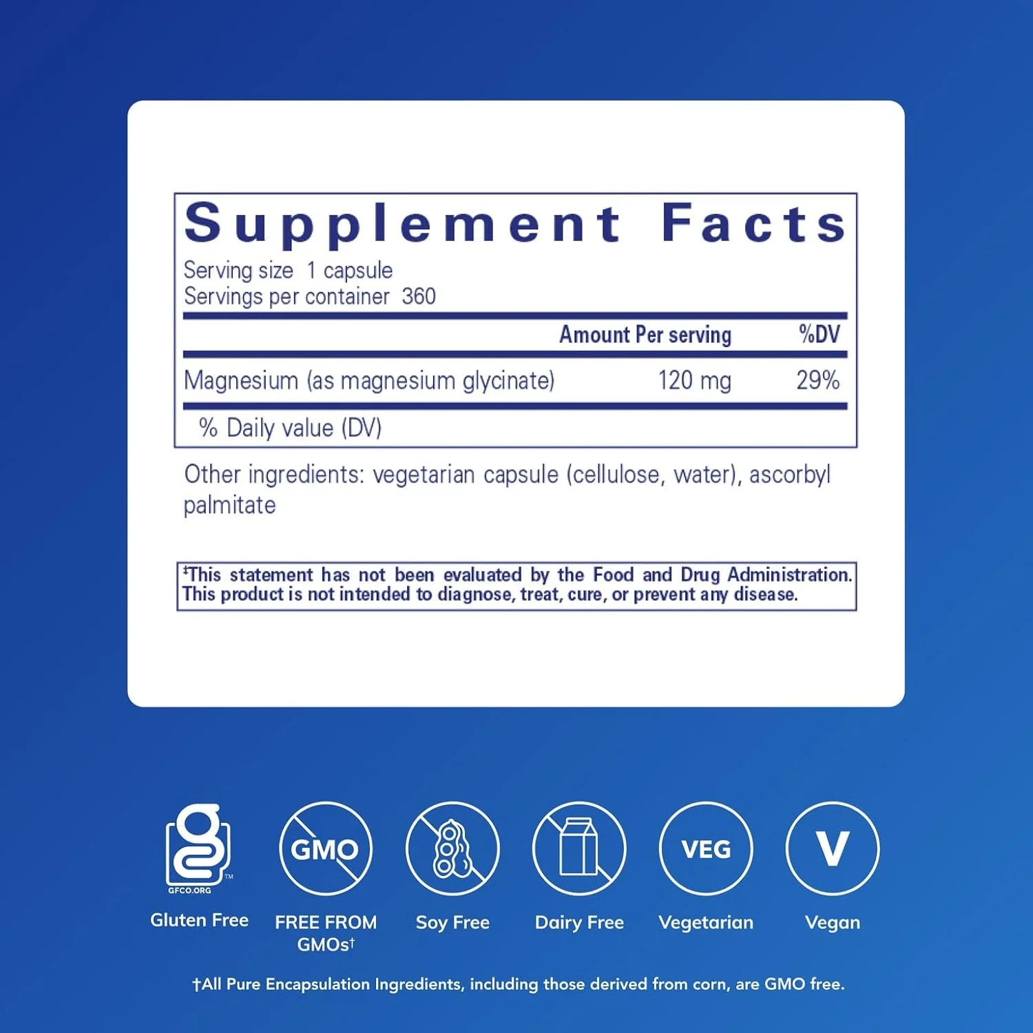 Pure Encapsulations منیزیم (گلیسینات) - مکمل برای حمایت از کاهش استرس، خواب، سلامت قلب، اعصاب، عضلات و متابولیسم* - با منیزیم گلیسینات - 360 کپسول Pure Encapsulations منیزیم (گلیسینات) - مکمل برای حمایت از کاهش استرس، خواب، سلامت قلب، اعصاب، عضلات و متابولیسم* - با منیزیم گلیسینات - 360 کپسول