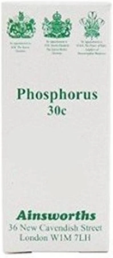 درمان هومیوپاتی فسفر Ainsworths 30C - بسته 120 عددی
