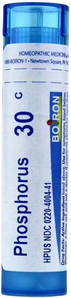 فسفر هومیوپاتی Boiron، پلت 30C، تیوب 80 عددی (بسته 5 عددی)