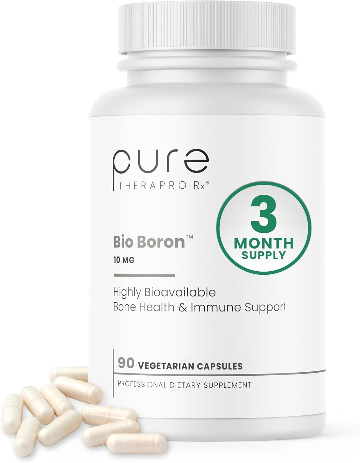 پیور تراپرو آر ایکس بایو بورون، 10 میلی گرم در هر کپسول، 90 کپسول، مکمل های بورون گلیسین بورارگانیک برای مردان و زنان، مکمل های معدنی وگان برای استخوان ها، عملکرد قلبی عروقی و حمایت از ایمنی پیور تراپرو آر ایکس بایو بورون، 10 میلی گرم در هر کپسول، 90 کپسول، مکمل های بورون گلیسین بورارگانیک برای مردان و زنان، مکمل های معدنی وگان برای استخوان ها، عملکرد قلبی عروقی و حمایت از ایمنی