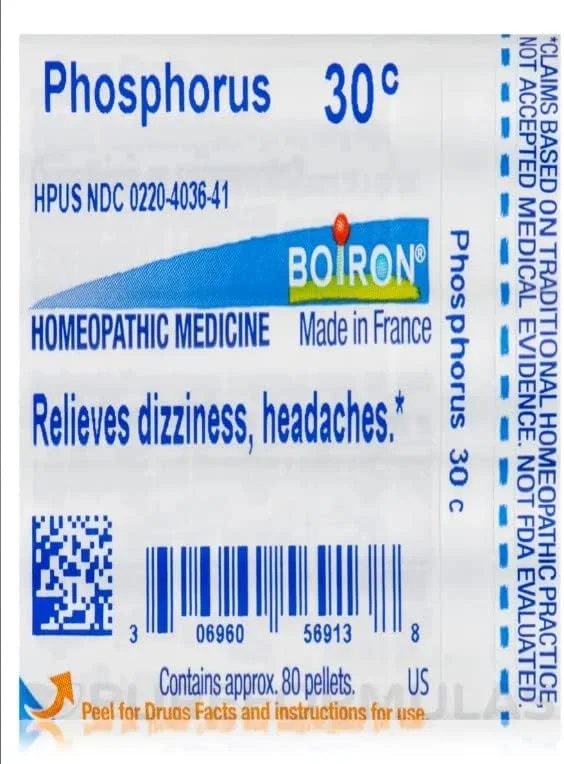 فسفر هومیوپاتی Boiron، پلت 30C، تیوب 80 عددی (بسته 5 عددی) فسفر هومیوپاتی Boiron، پلت 30C، تیوب 80 عددی (بسته 5 عددی)