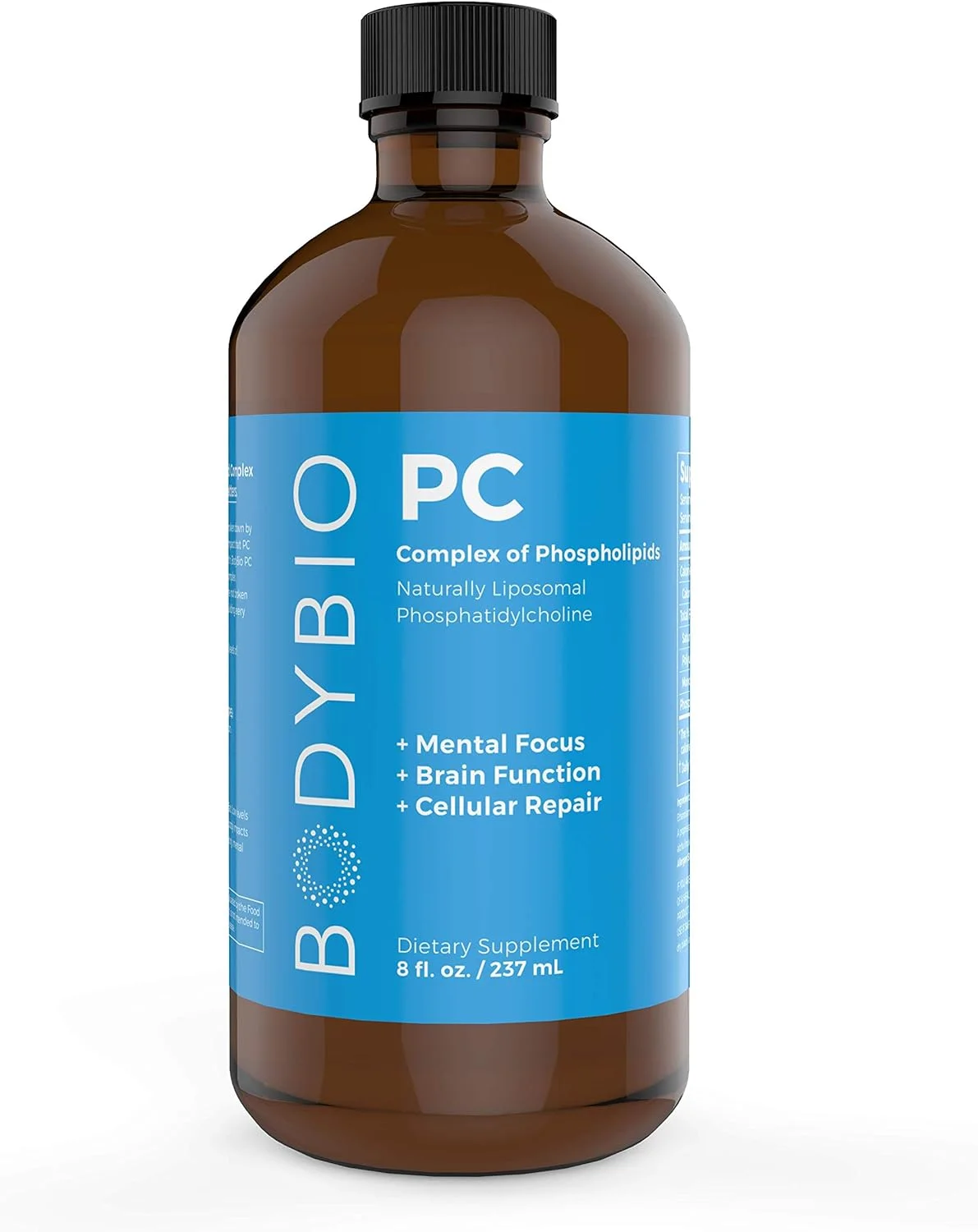 BodyBio PC - کمپلکس فسفولیپید خالص 8 اونس برای پیری سالم | تقویت کننده نوتروپیک | افزایش تمرکز، حافظه، ترمیم سلولی BodyBio PC - کمپلکس فسفولیپید خالص 8 اونس برای پیری سالم | تقویت کننده نوتروپیک | افزایش تمرکز، حافظه، ترمیم سلولی