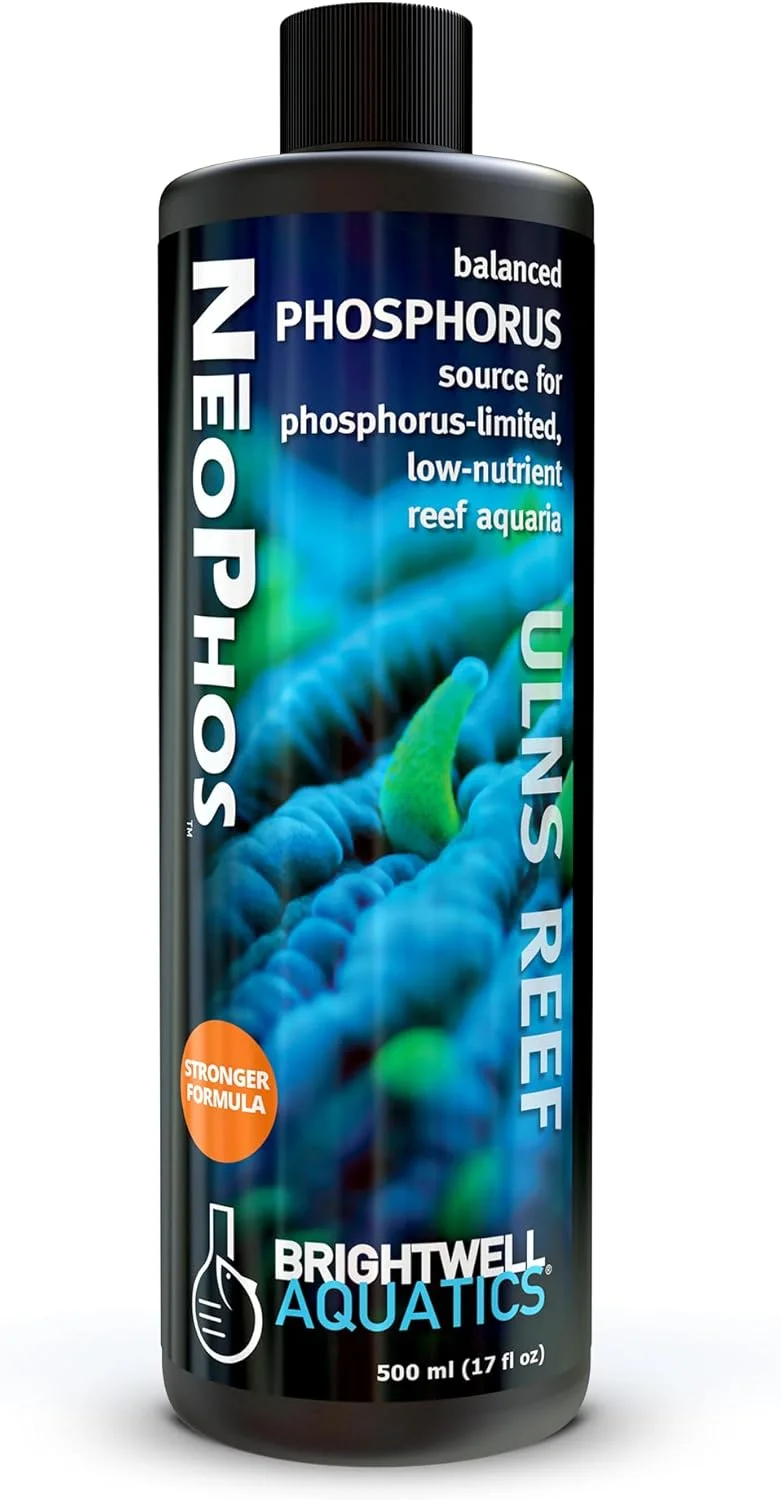 مکمل فسفر برای سیستم های آکواریومی ریف با مواد مغذی بسیار کم Brightwell Aquatics NeoPhos - 500 میلی لیتر مکمل فسفر برای سیستم های آکواریومی ریف با مواد مغذی بسیار کم Brightwell Aquatics NeoPhos - 500 میلی لیتر
